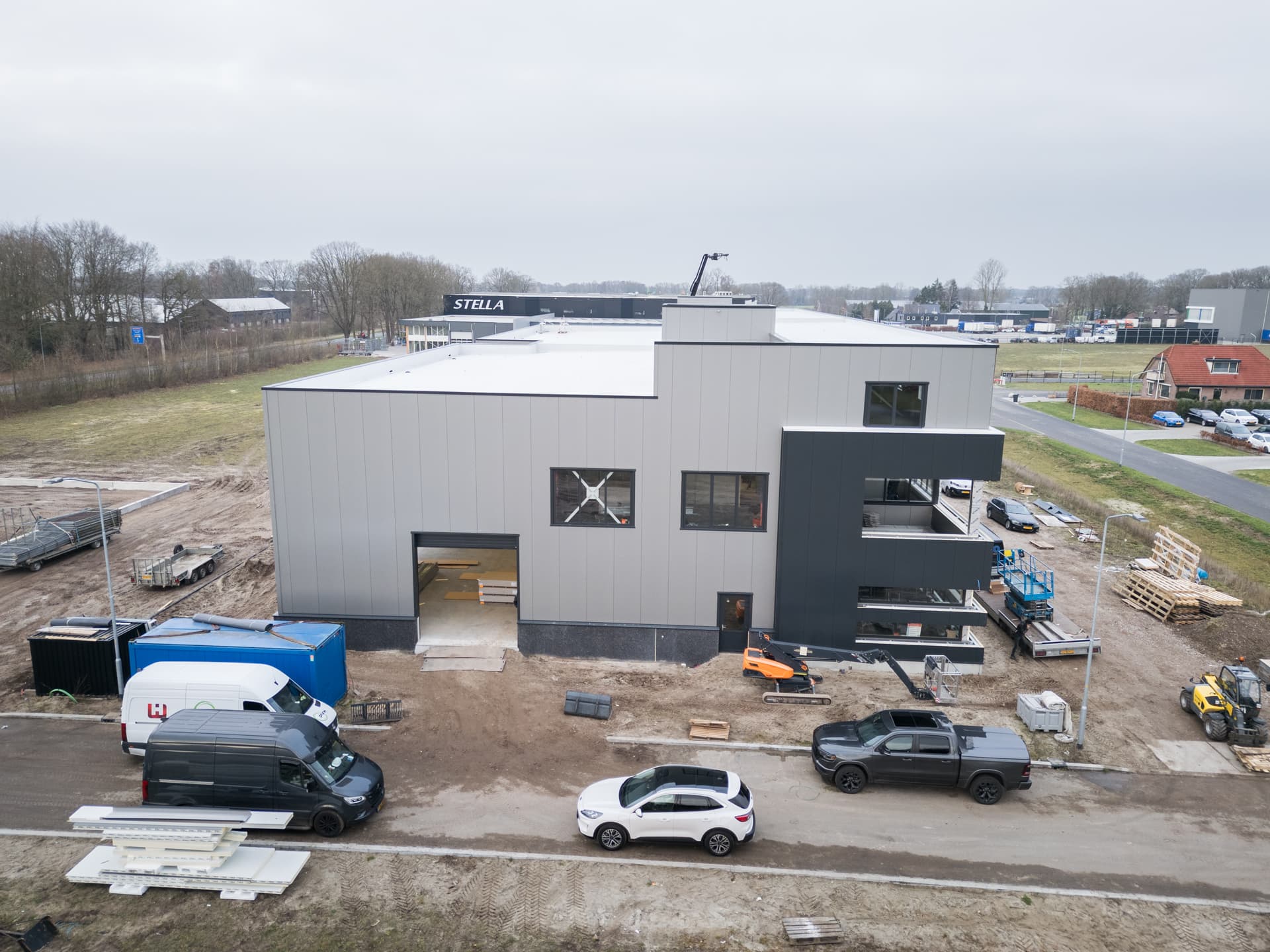 Bedrijfshal 1.800 m², efficiënte ruwbouw