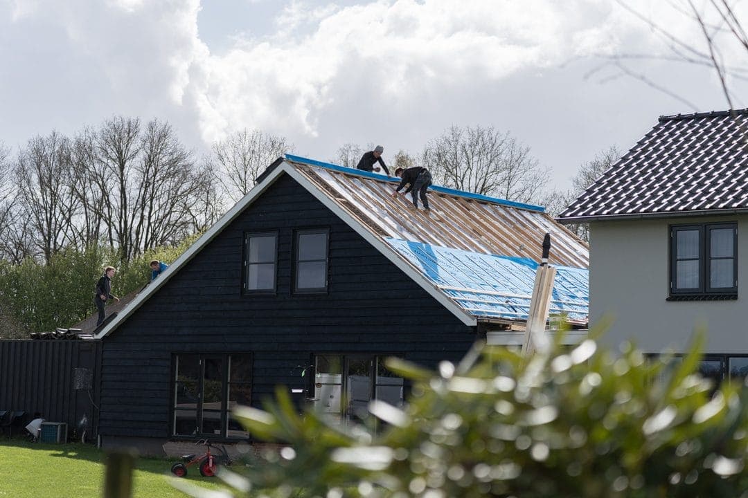 Dakisolatie, in Lunteren