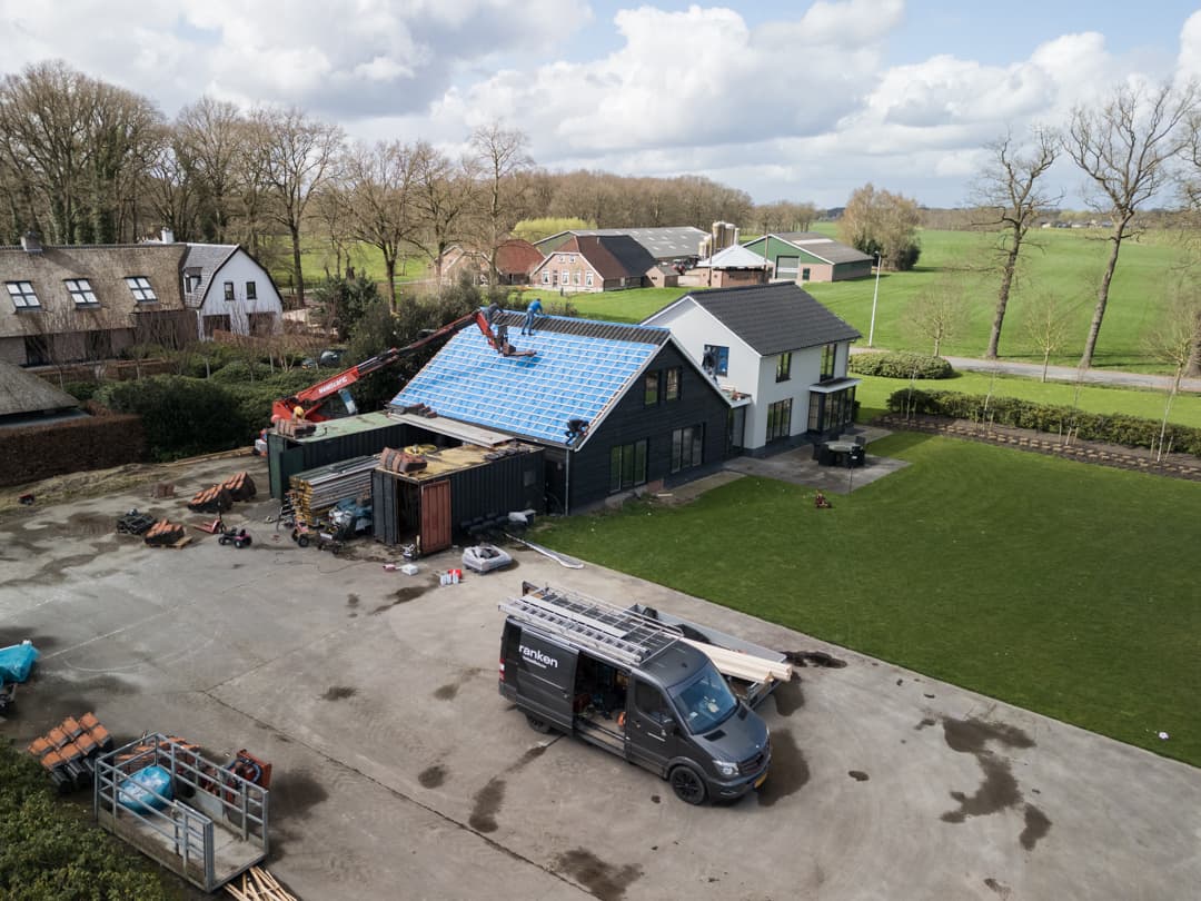 Aannemer Ede, dakisolatie in Lunteren, gemeente Ede
